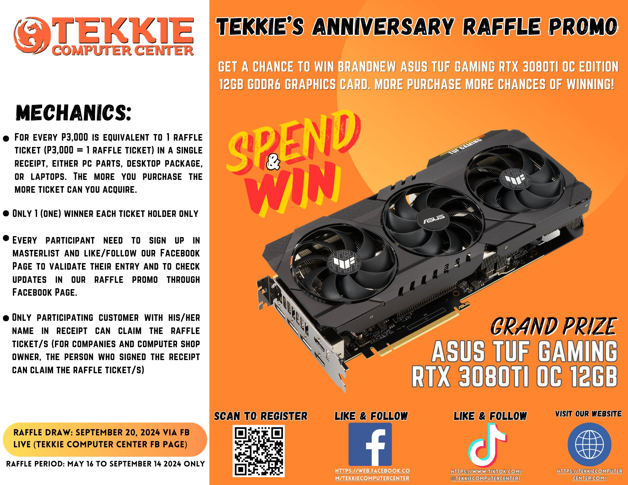 PROMO ALERT! TEKKIE'S ANNIVERSARY... - Tekkie Computer Center