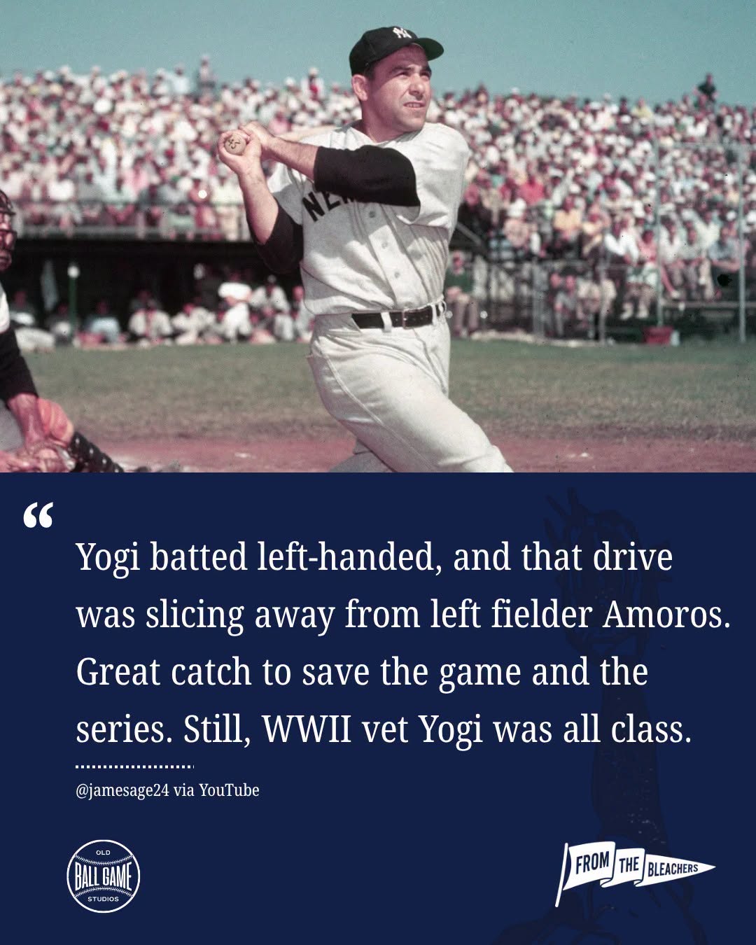 大竹伸朗 AT lanta 1945+50 Yogi Berra wrote an Op-Ed 42 years after catching Don Larsen's