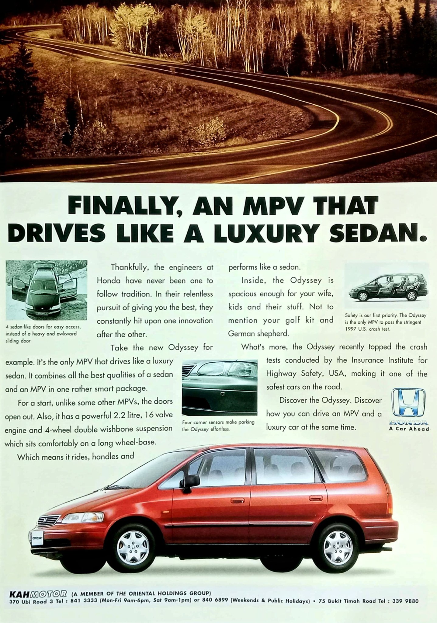 1997 Honda Odyssey ad.Singapore