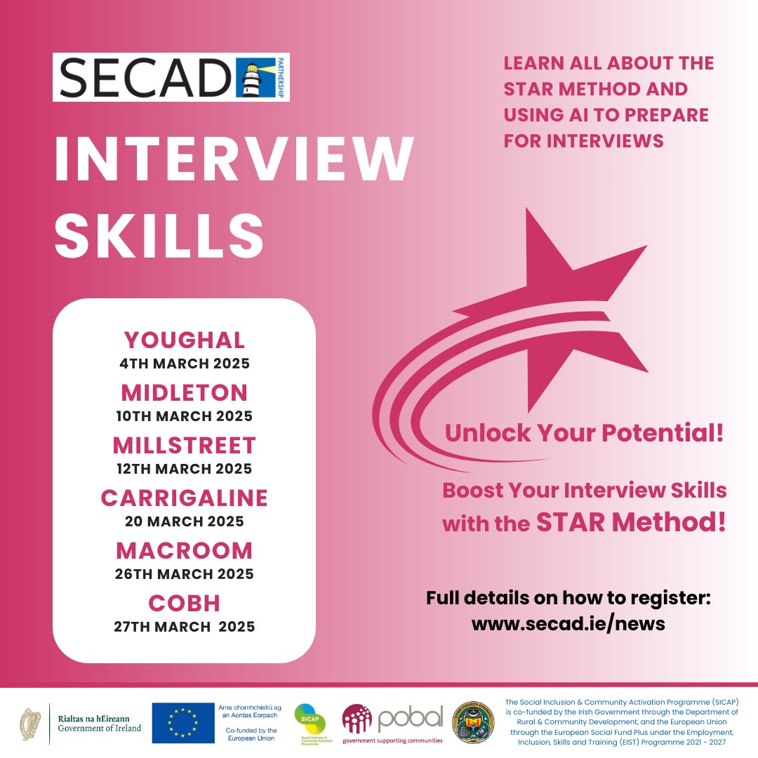 SECAD - Our workshops in March will cover interview skills with a focus ...