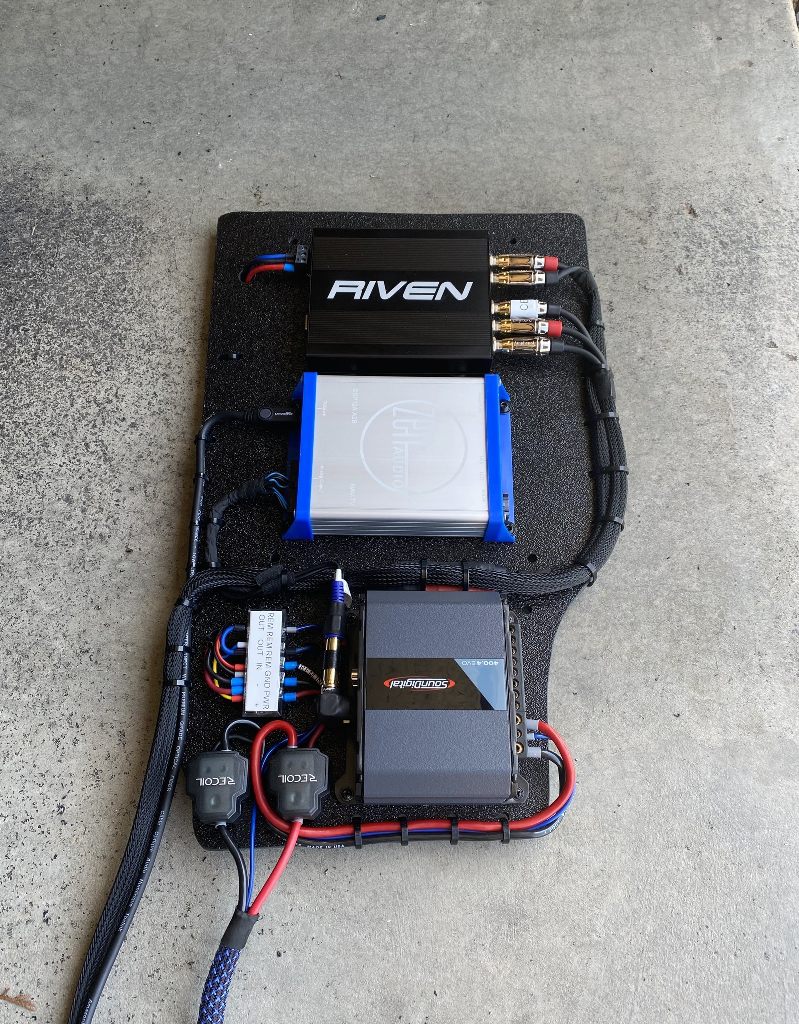Custom Car Audio Setup with Audison AF C8.14 DSP/Amp and SR5.600 