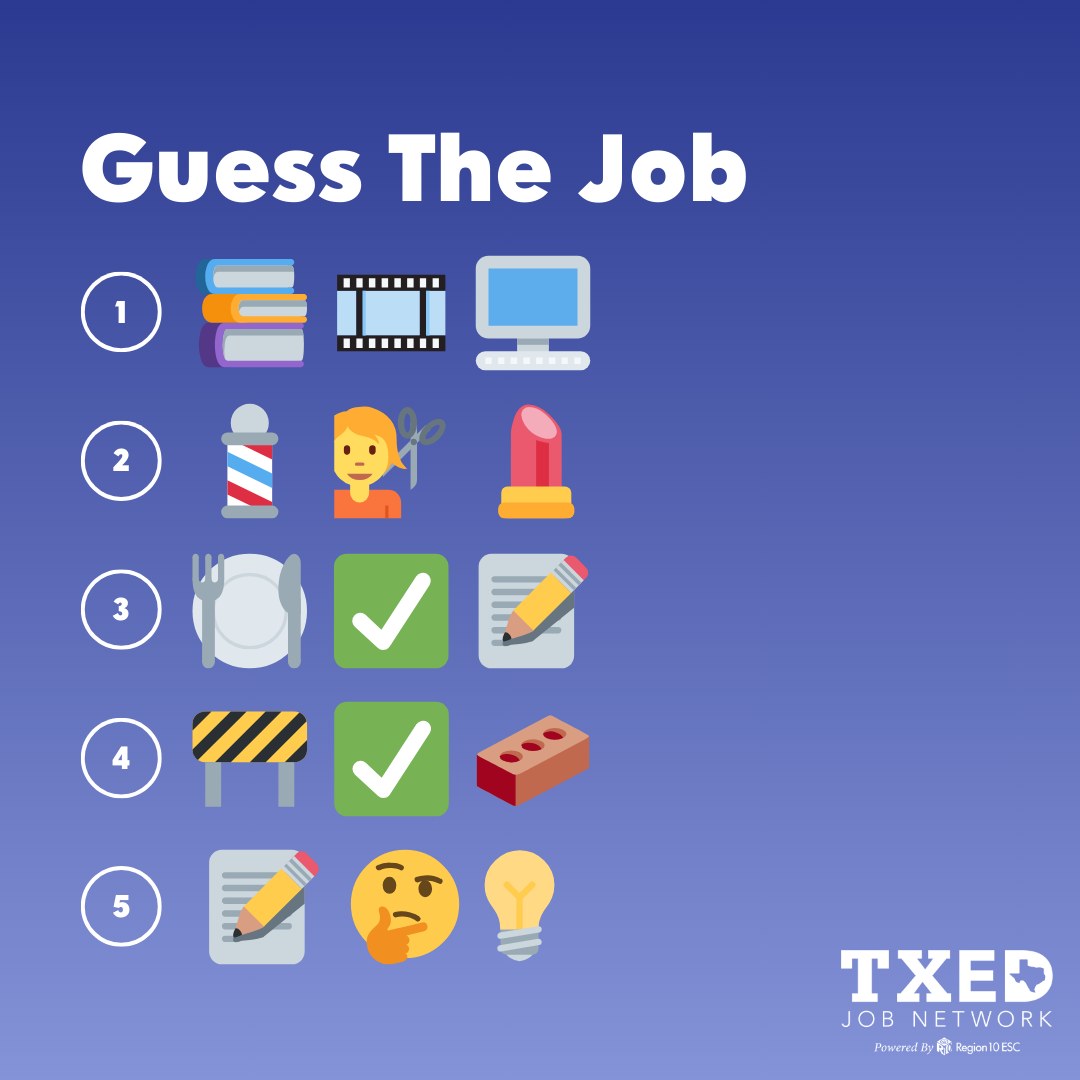 The TXED Job Network... - Region 10 Education Service Center | Facebook