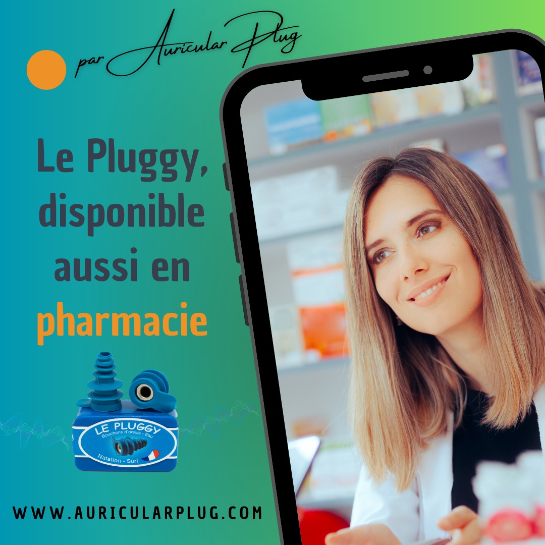 Ti’Plug – Bouchons D’Oreilles Enfants 2-6 Ans – Version Courte Pluggy – Protection Piscine, Mer, Bain – Fabriqué En France
