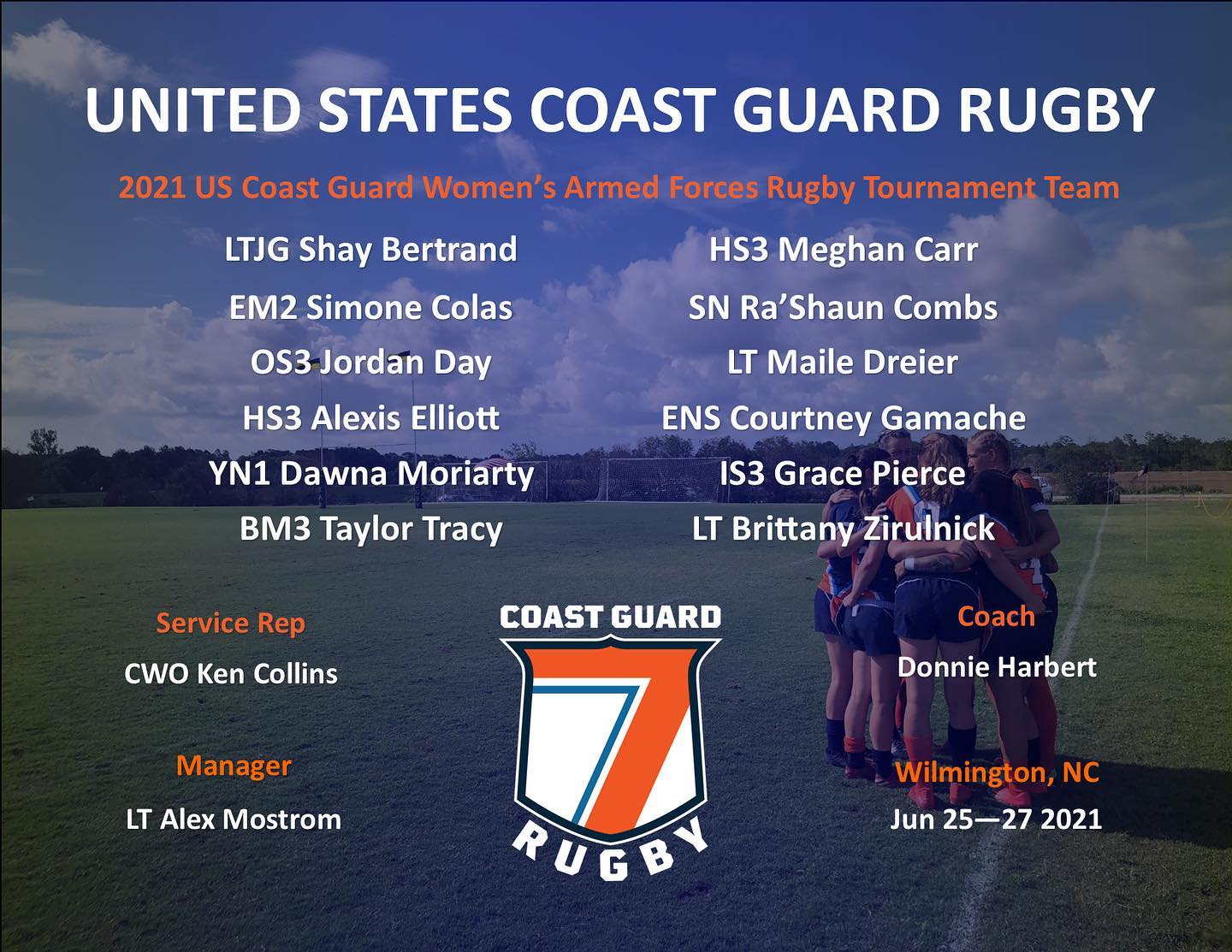 Congratulations and good luck to the... - Coast Guard Rugby
