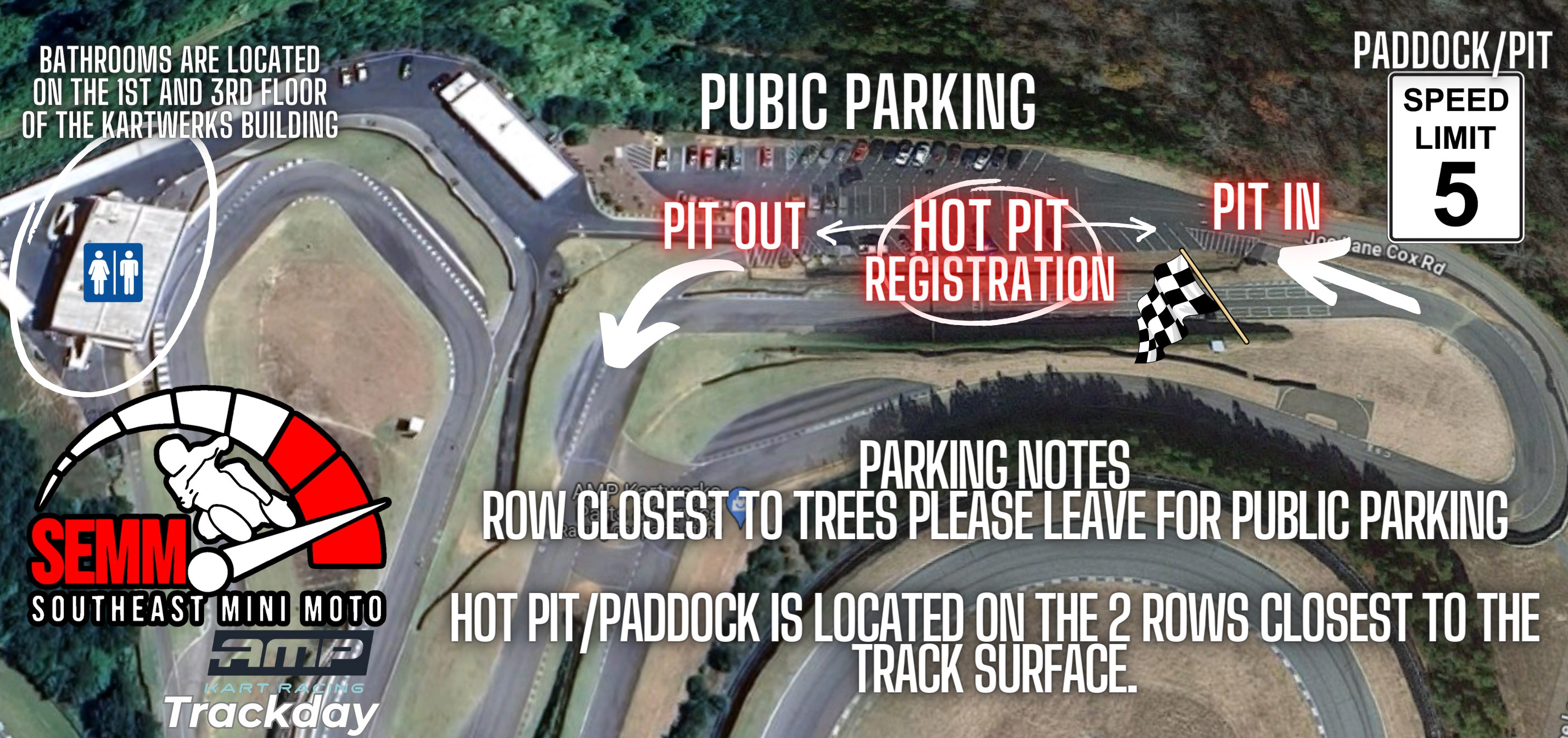 CHECK IN PROCEDURES & TRACK MAP See... - Southeast Mini Moto | Facebook