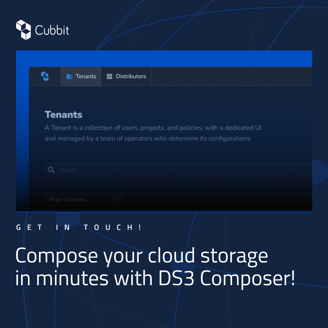 Cubbit - 🚀 Compose your cloud storage in minutes with DS3 Composer! 🌟 ...