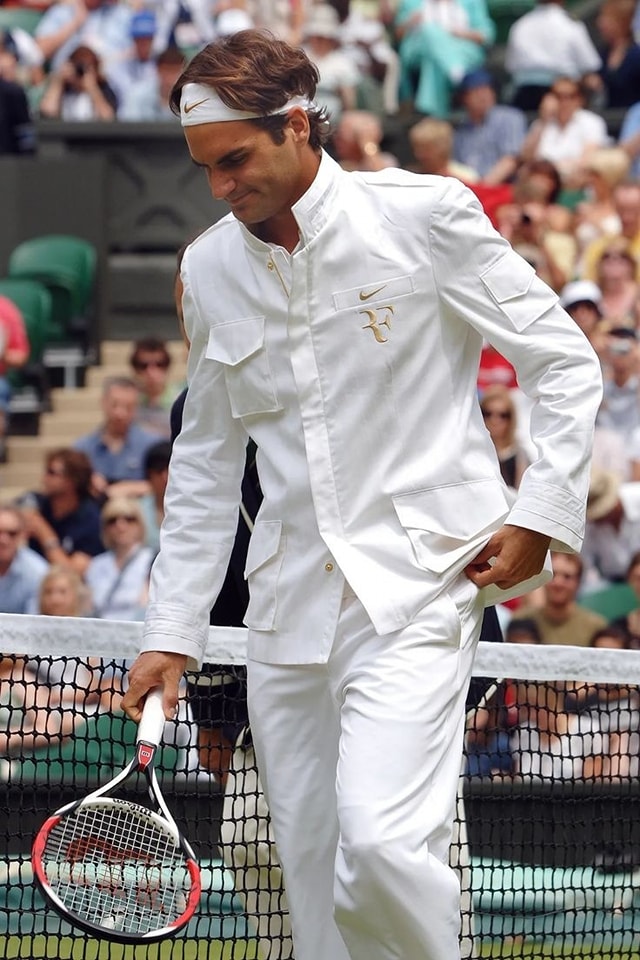 Roger Federer: what a legendary jacket 🧥 ❤️😳