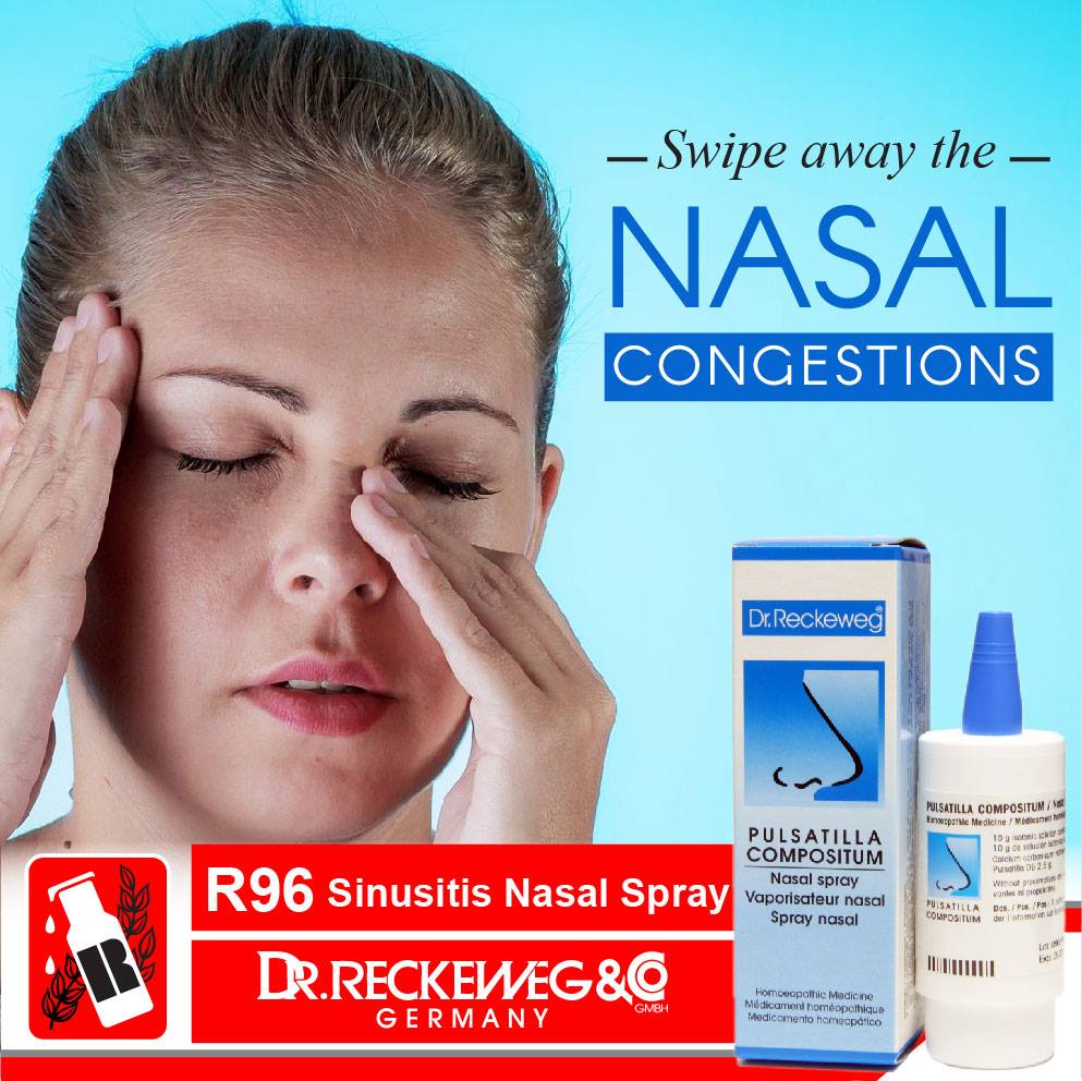 Sharif Homeo Pharmacy - Dr. Reckeweg R96 Nasal Spray for acute and ...