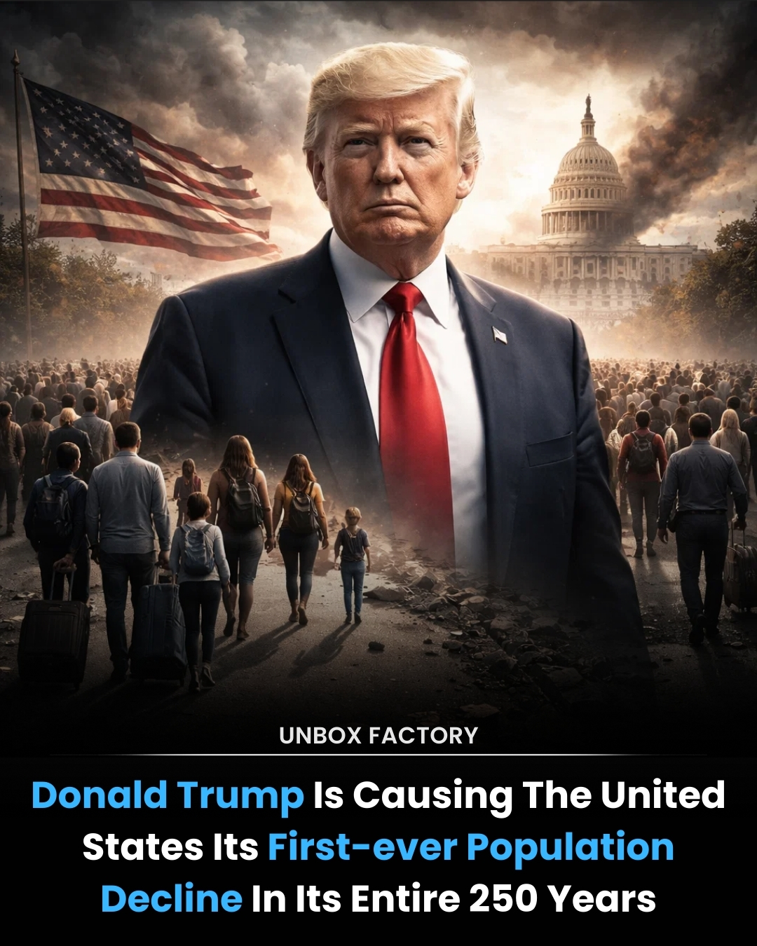Unbox Factory - Claims that Donald Trump caused the... | Facebook