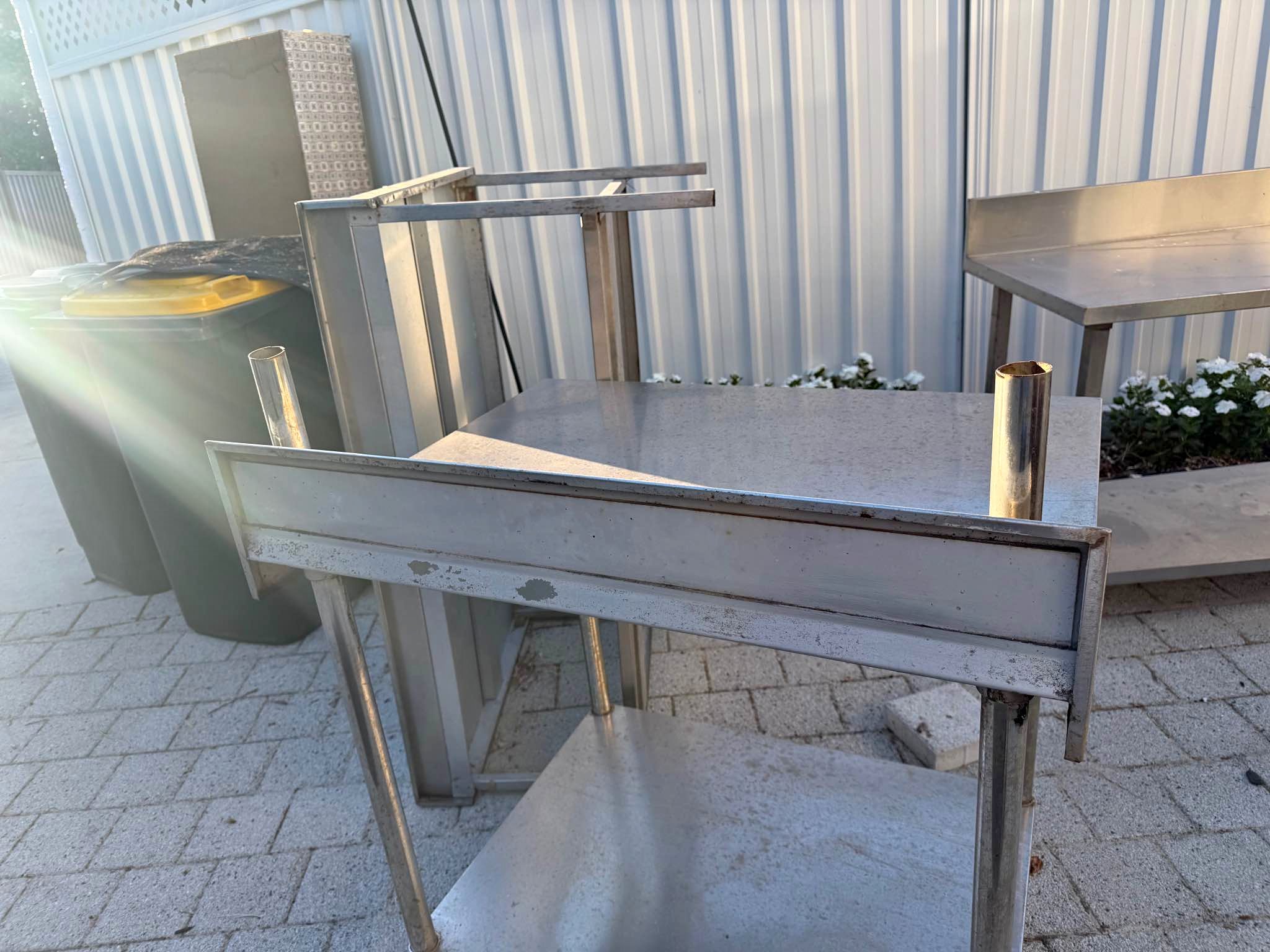 Stainless still benches - Outdoor Chairs, Benches & Swings - Perth ...