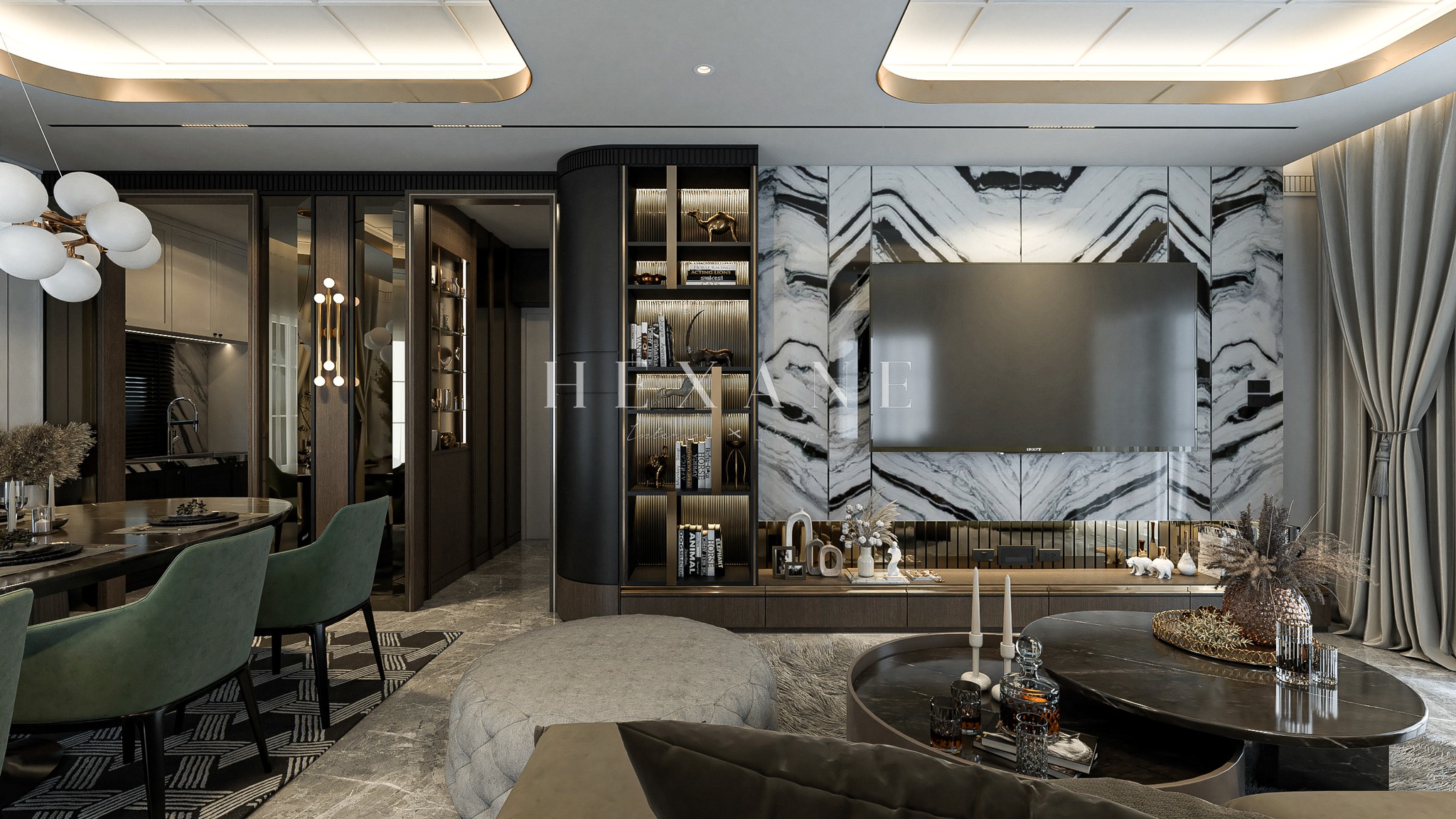 "งานออกแบบเลือ... - Hexane Interior & Design ออกแบบตกแต่งภายใน