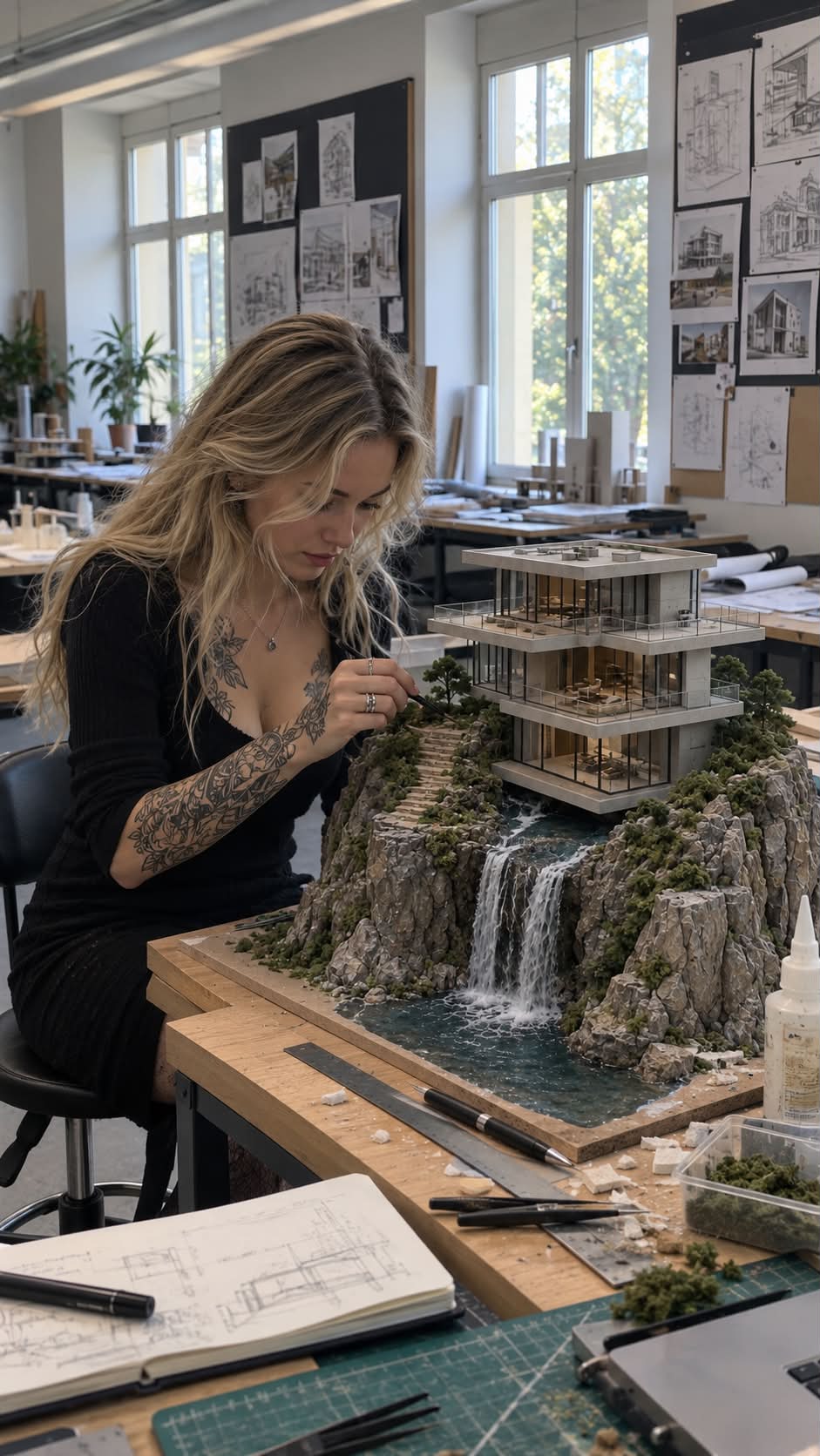 Toyo ito making model 😍
