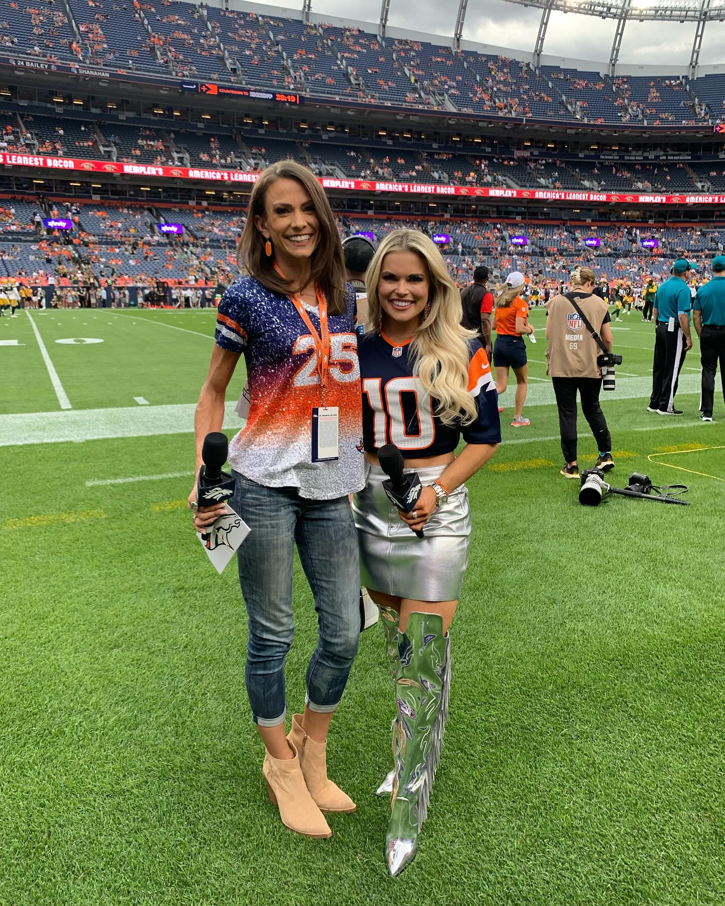 Sam - Game day #girlpower 🏈 The energy at Mile High was 🔥 Broncos home ...