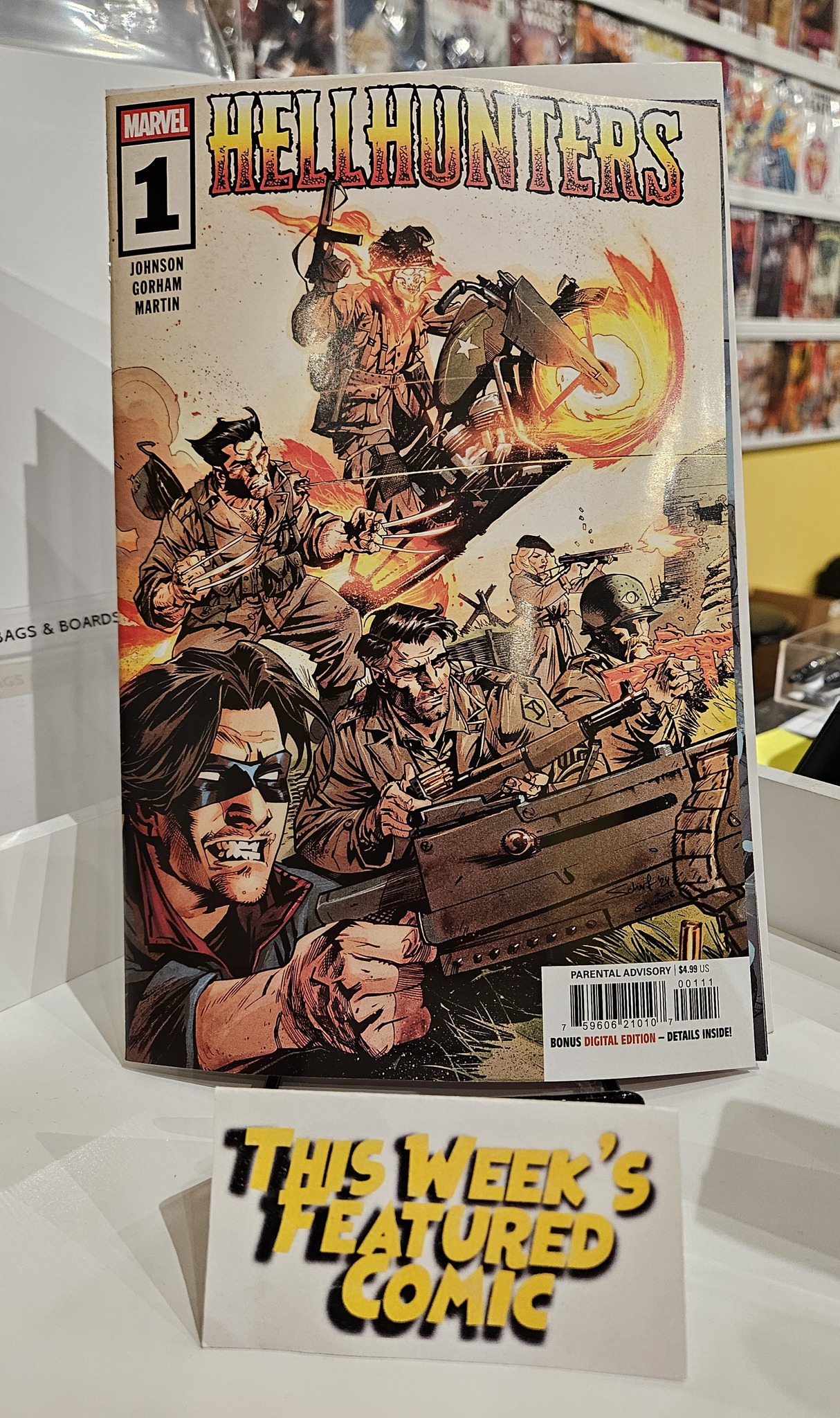 This Week's Featured Comic Marvel Hellhunters #1 Ghost Rider '44