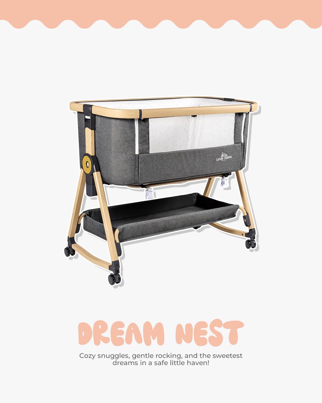 Little - The Little Riders Baby Bassinet is the perfect first bed for ...