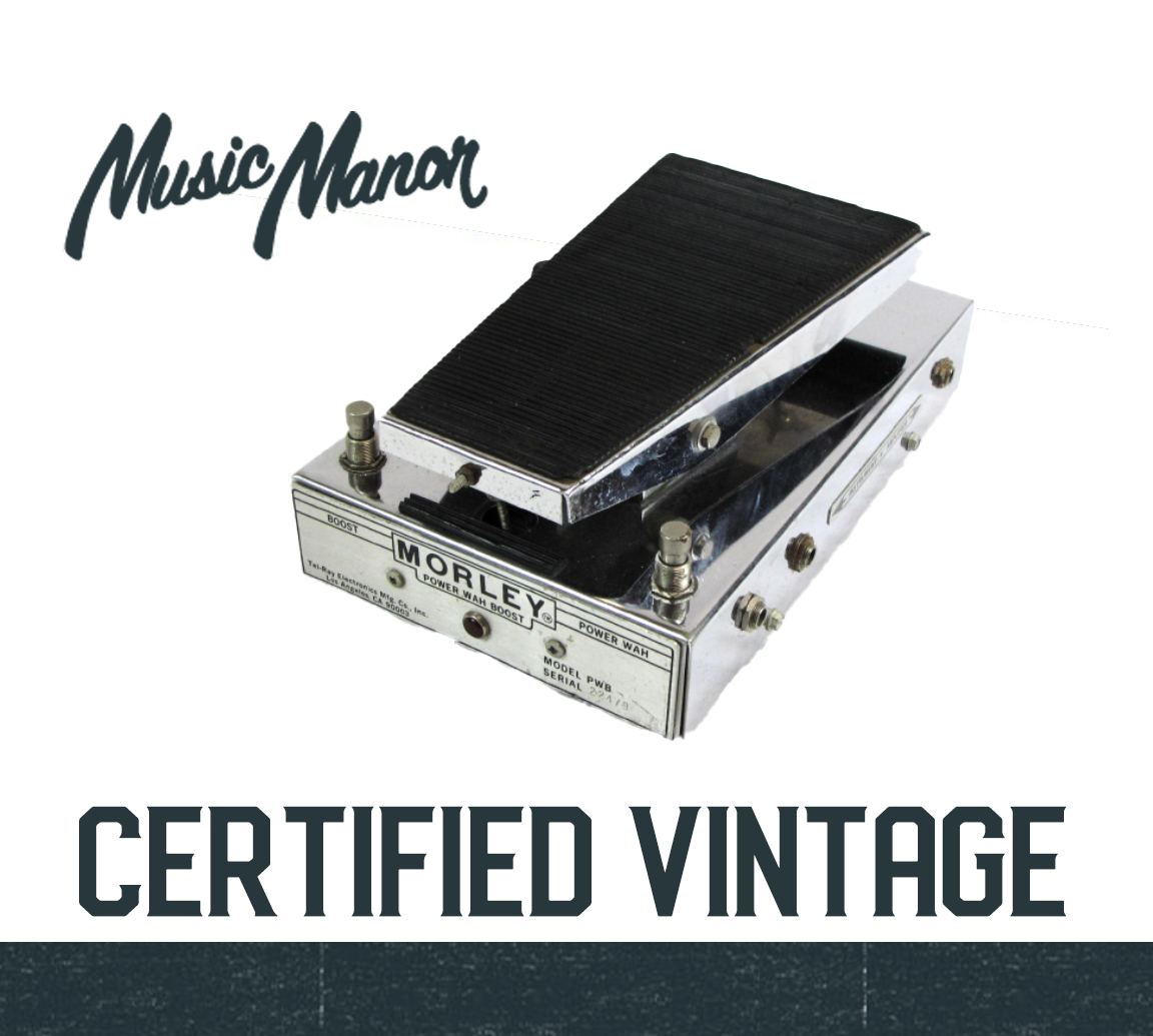 Malfunctioning 1970 Morley Power Wah pedal in Chrome