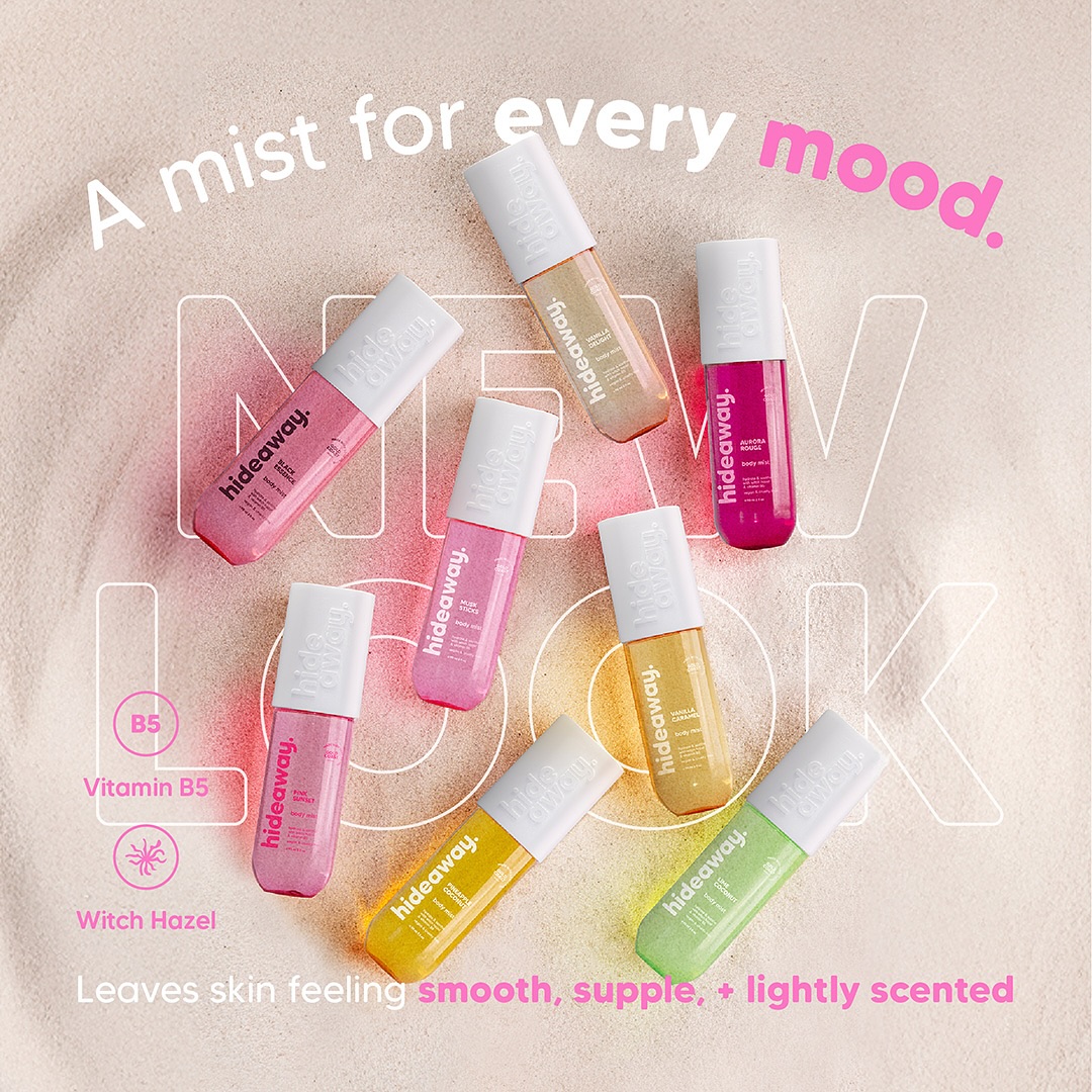 Hideaway Handmade - New Body Mists are HERE Shop your new favourite ...