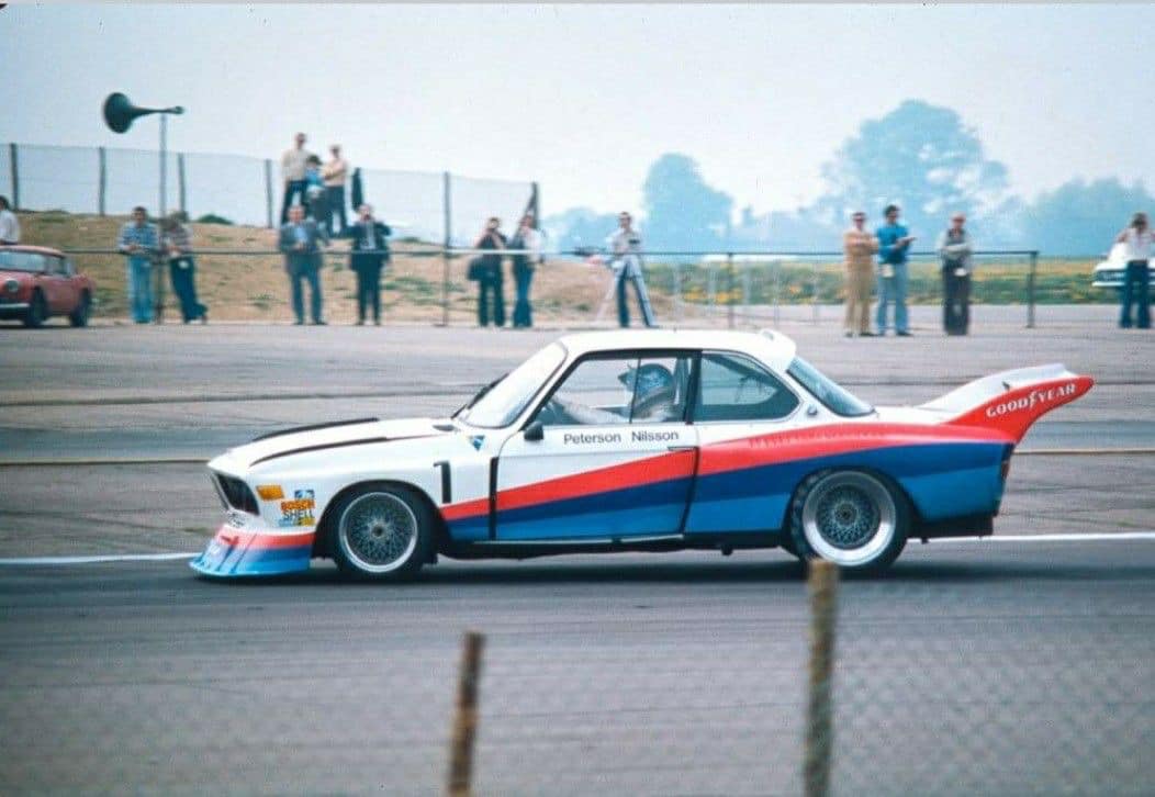 Ronnie Peterson & Gunnar Nielsen in the BMW CSL Turno at