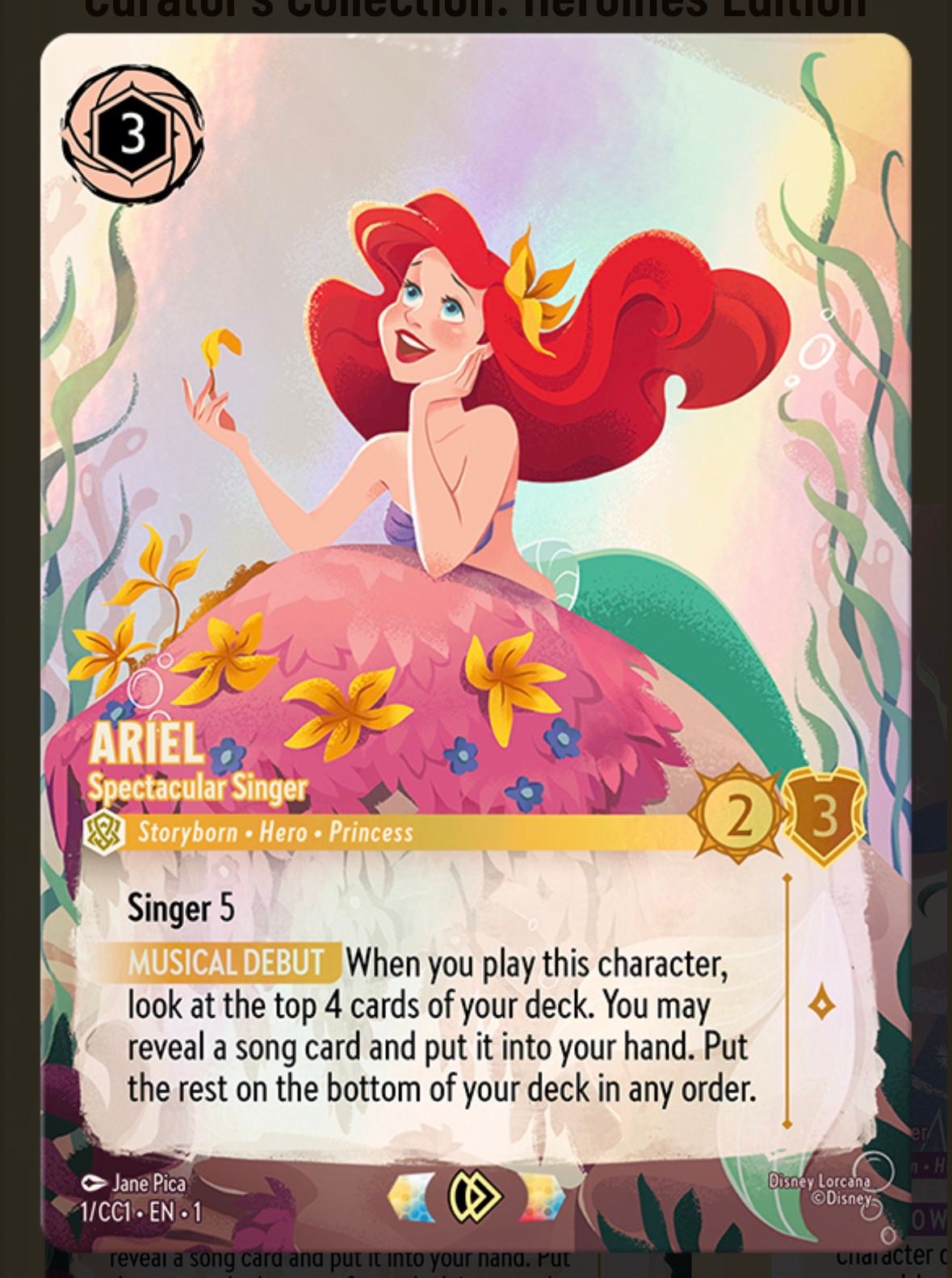 Disney Lorcana Curator's Collection Heroines edition launches July