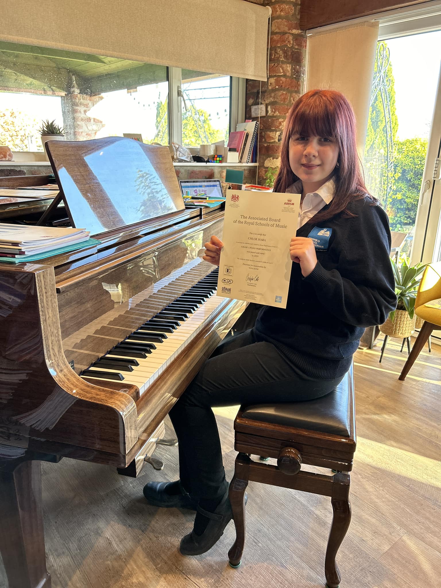 Piano - Congratulations to Chloe who has achieved a MERIT in her ABRSM ...