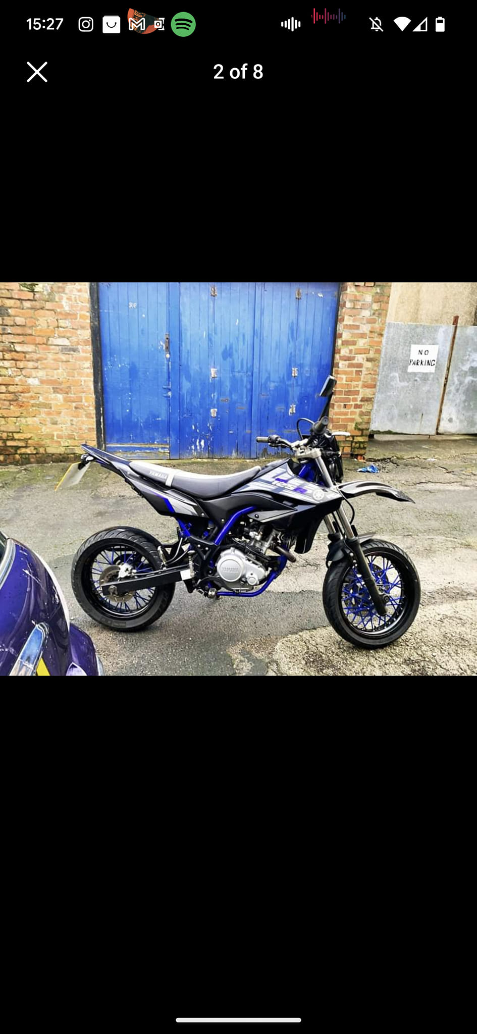 How to remove Yamaha XSR125 front mudguard