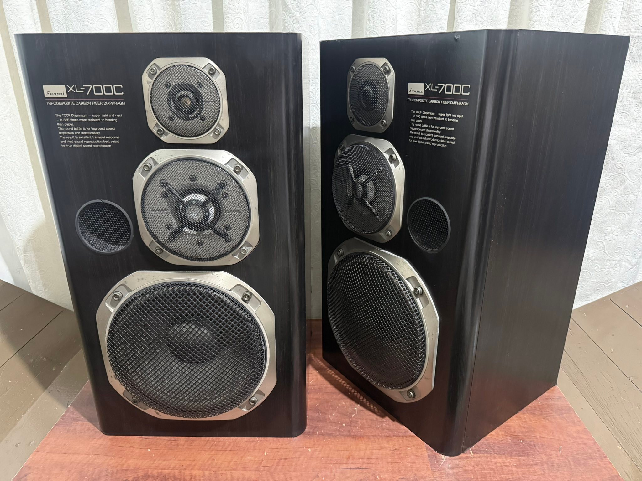 SOLD) Sansui XL-700C Speaker **very good working condition **3 way