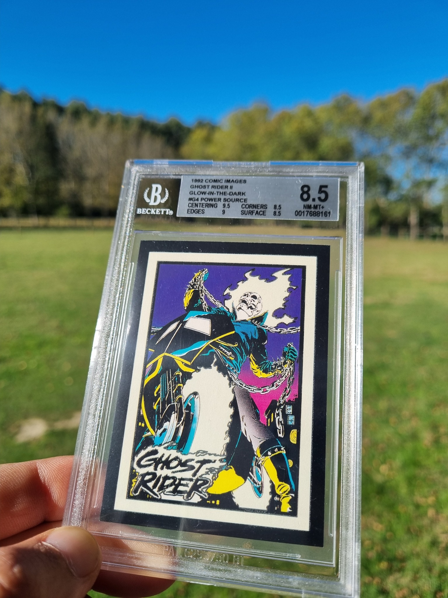 Nz🇳🇿Collector Glow in the dark 1992 💀🔥ghost rider from the p.c 💯 display picture 1