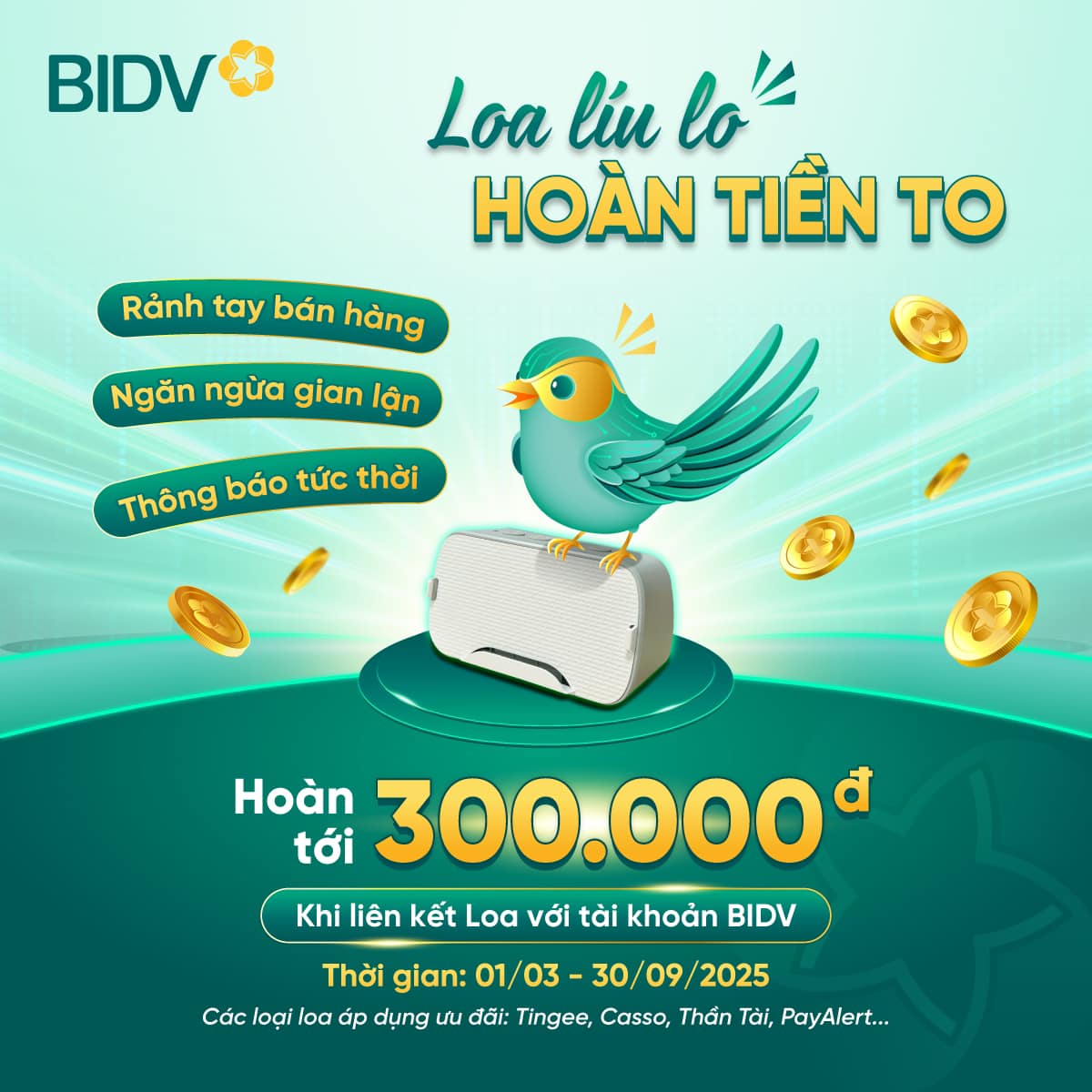 BIDV - 📢 Chim khôn hót tiếng rảnh rang Loa khôn kêu tiếng rõ ràng dễ ...