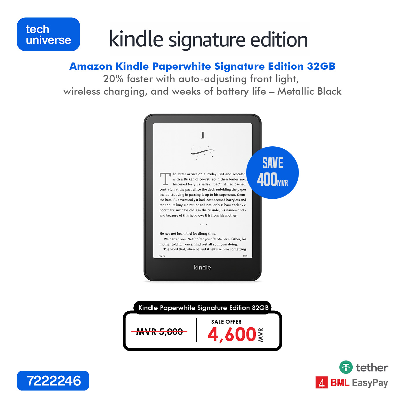 Tech - Amazon Kindle Paperwhite Signature Edition 32GB Price 