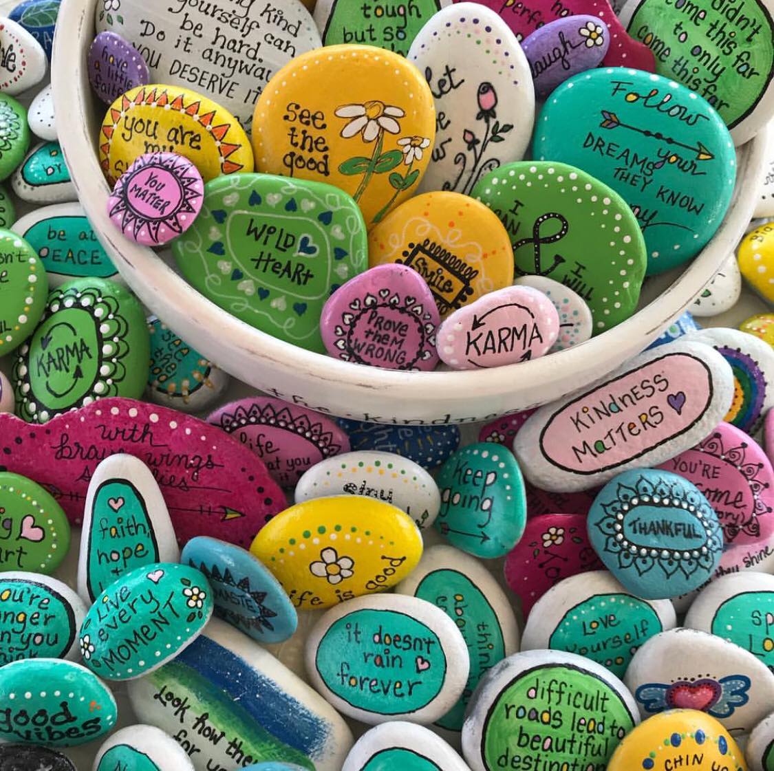 How amazing are these kindness rocks!... - Color Made Happy | Facebook
