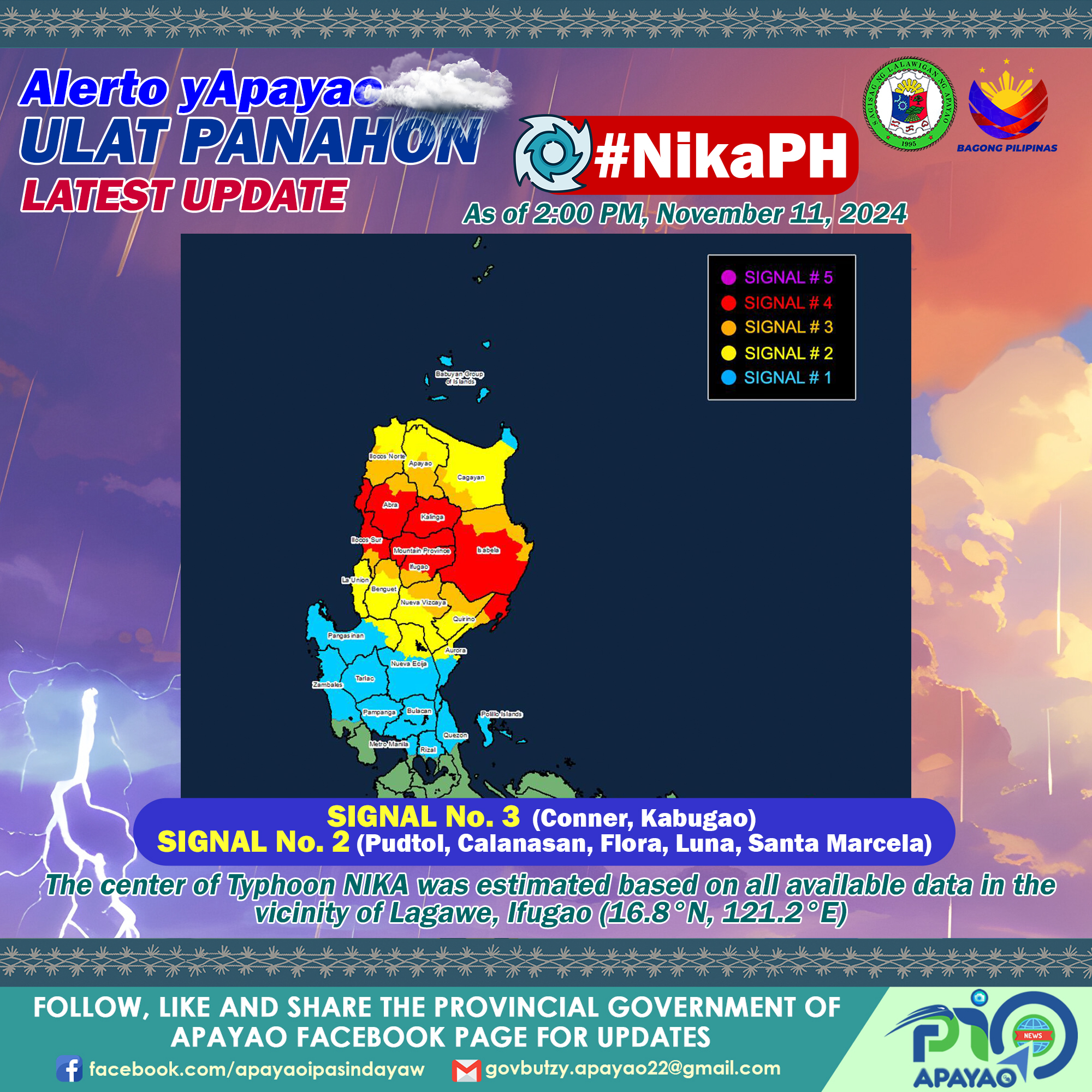 TROPICAL CYCLONE... - Provincial Government of Apayao | Facebook
