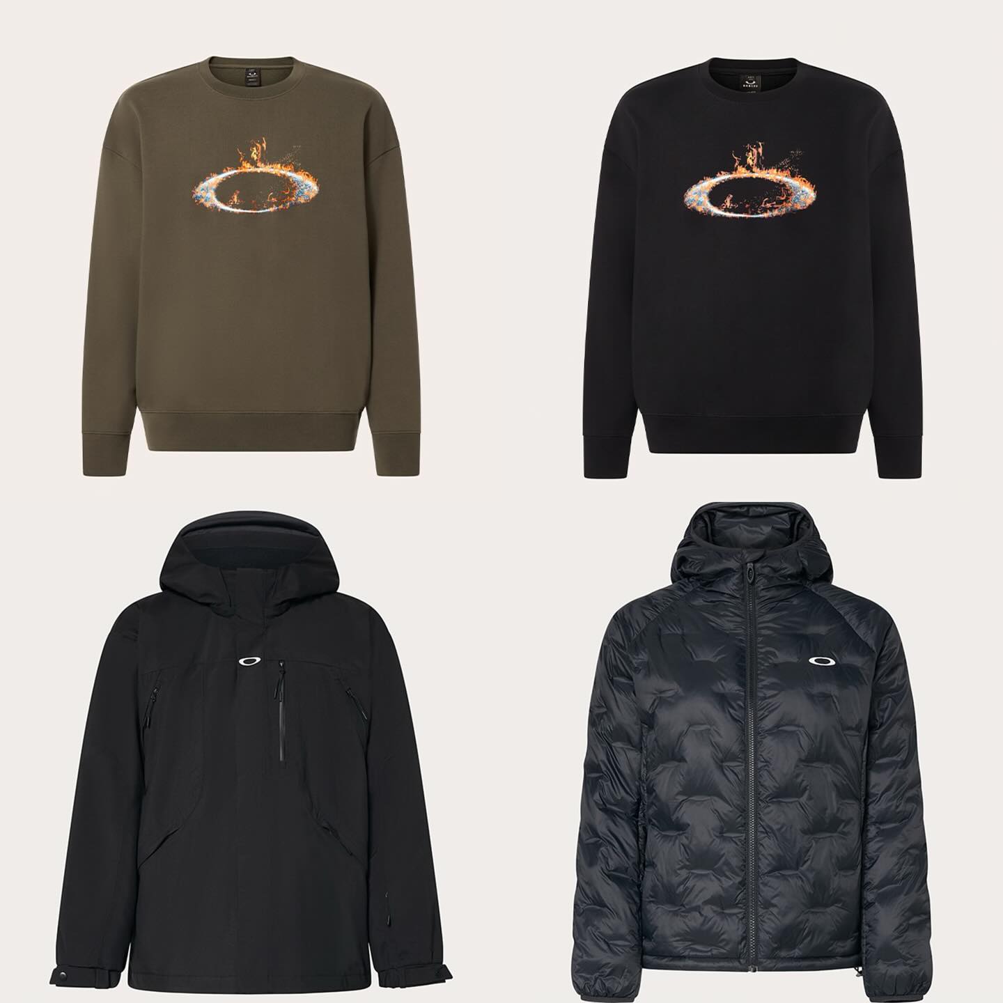 OAKLEY] 24FW 2nd delivery * MTL SOLAR RAIL CREW SWEATSHIRT * TC 