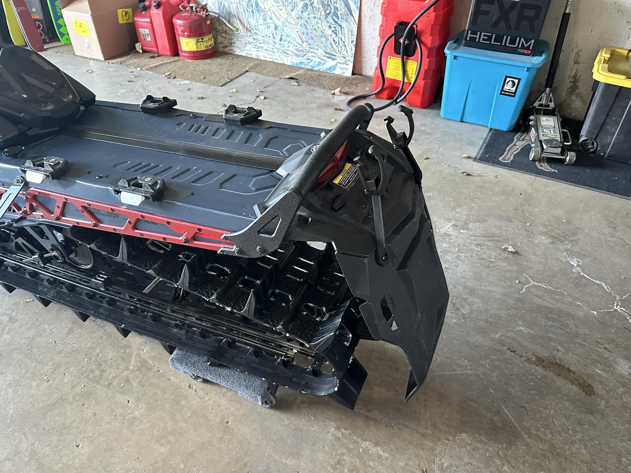 Options for using a summit rear flap with a backwoods bumper?