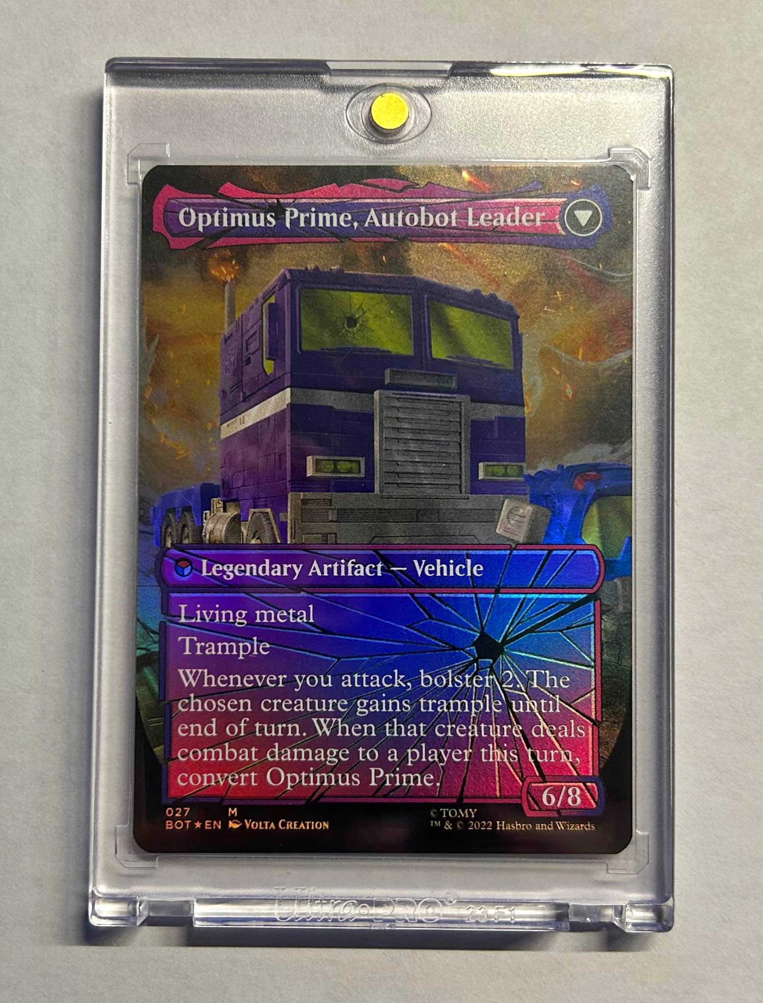 optimus prime hero mtg card Prime, // Optimus Prime, Autobot Leader [13] [Universes Beyond: Transformers] [Foil]  Face to Face Games Optimus Prime, Hero | Universes