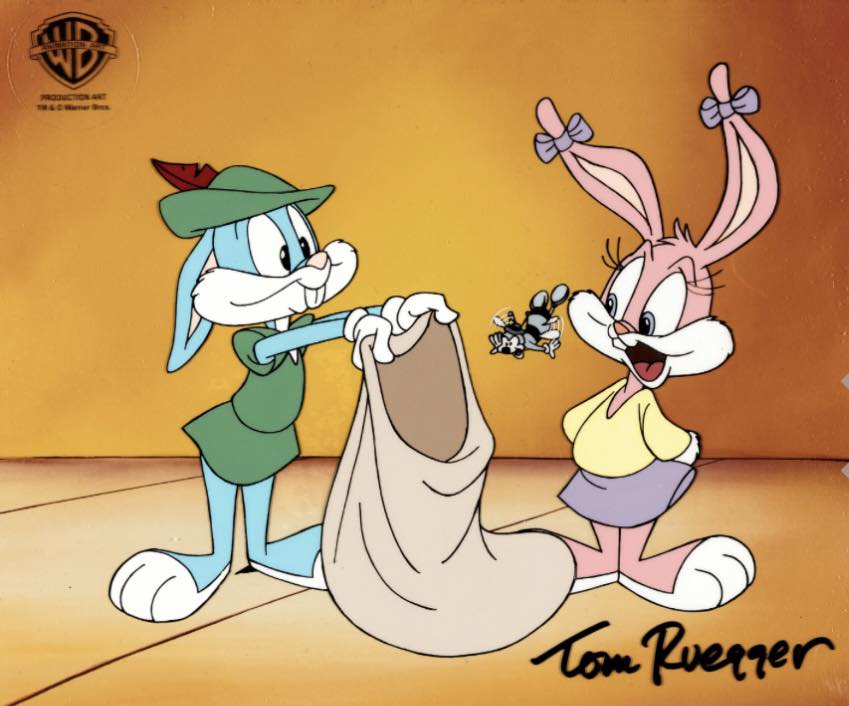 Tiny Toons and Animaniacs Cartoons | “Two Tone Town” cel signed by Tom ...