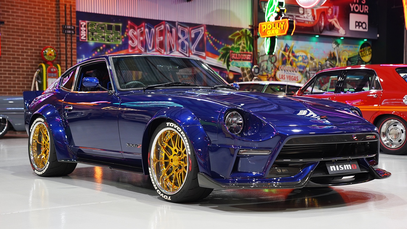 🔥1973 Nissan 240z Custom Coupe headlines in our SEVEN82MOTORS