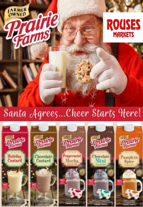 Rouses Markets - 🎄🥛 Cheer in a cup! Prairie Farms Holiday...