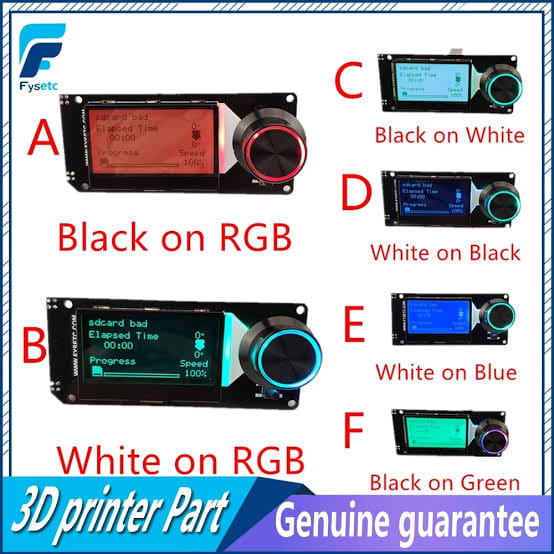 Écran LCD 12864 Pour Imprimante 3D ANET A6 - Affichage De Contrôle - Occasion Fonctionnelle