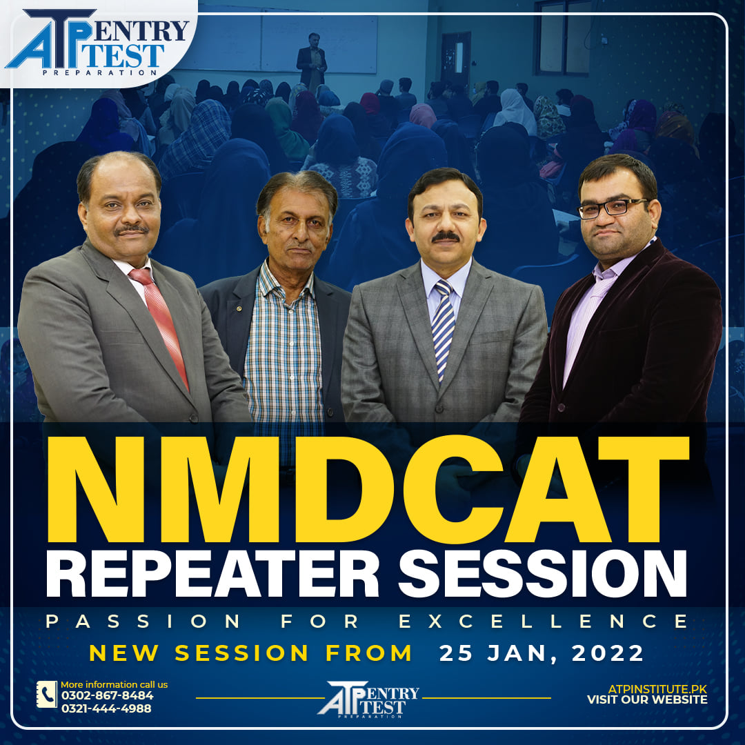 ATP - ATP Passion for Excellence New Session NMDCAT Repeater Session ...