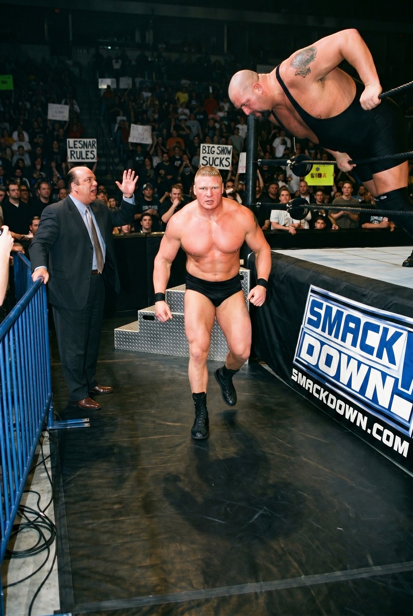 SmackDown Collision In 2003 💥 Brock Lesnar and Big Show made