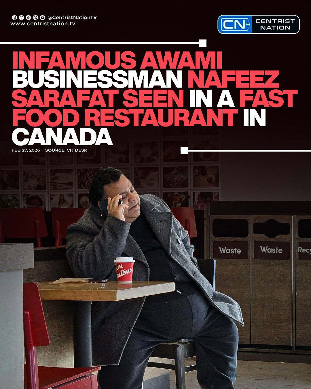 Nafeez Sarafat , the founder chairman... - Centrist Nation TV | Facebook