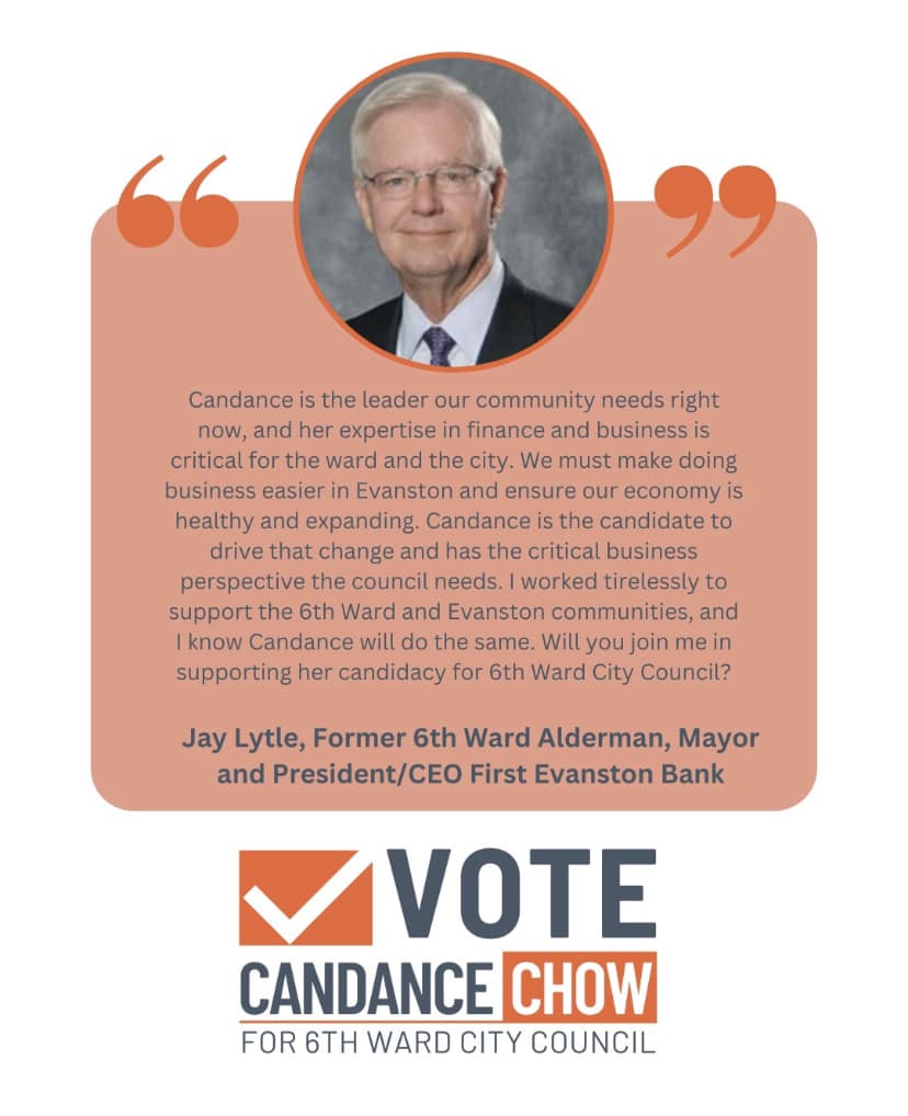 Candance Chow - I am proud to receive the endorsement of Jay Lytle, a ...