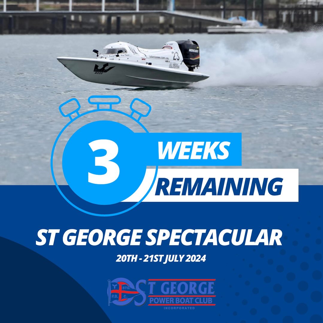 St. - 3 weeks to go! Early bird entry expires Monday 1st July 2024. Get ...