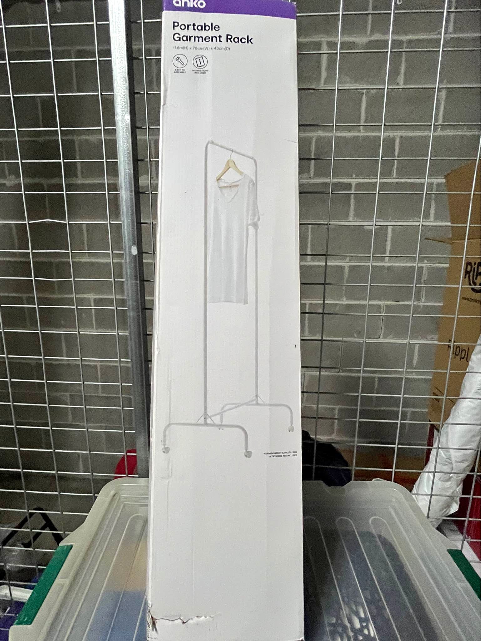 Portable Garment Rack (Kmart Anko) – New in Box - Garment Racks ...