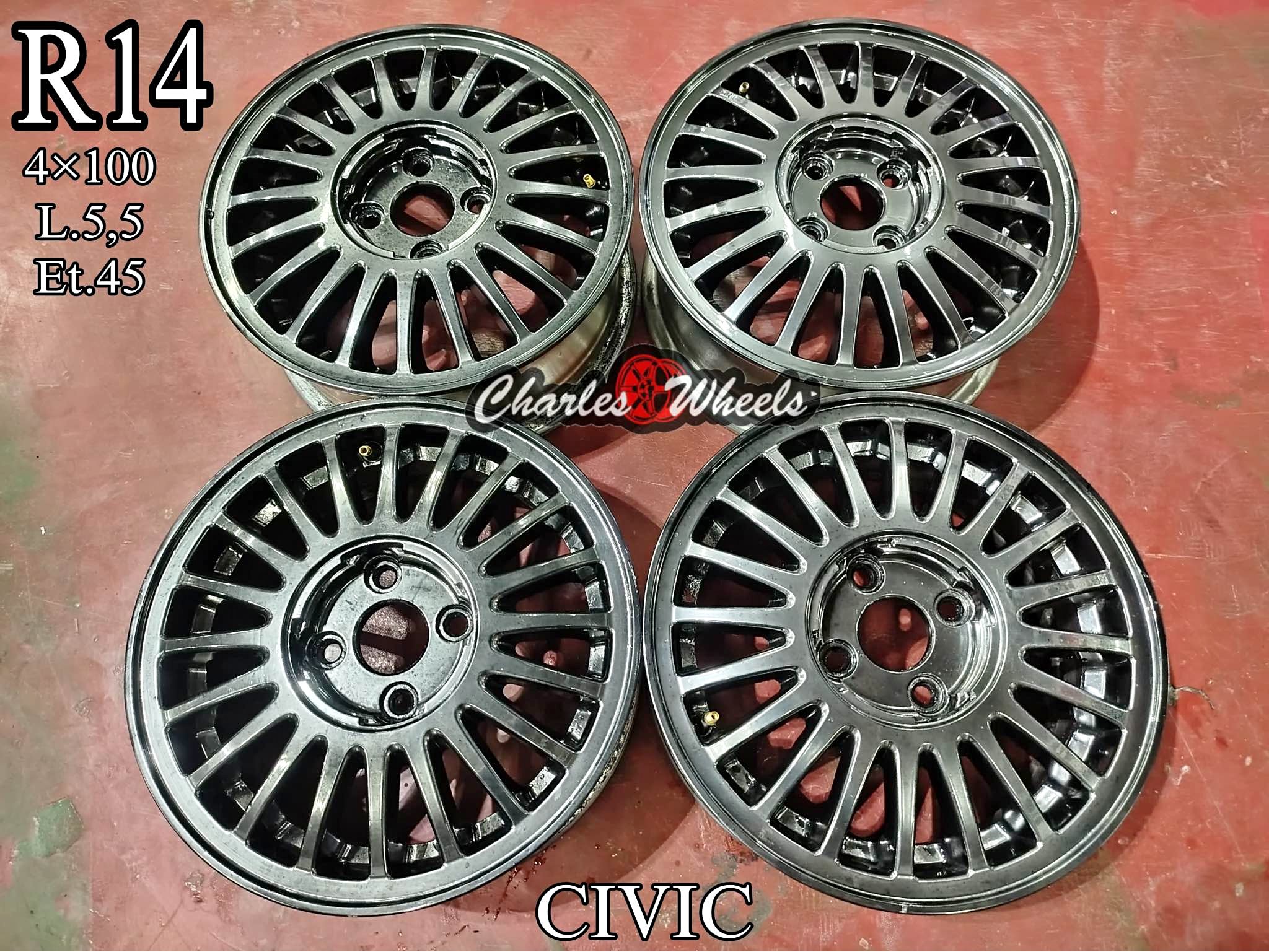 Velg ORI Modena M-1 R14 (Made in japan)🇯🇵 - Car Wheels, Tires & Parts ...