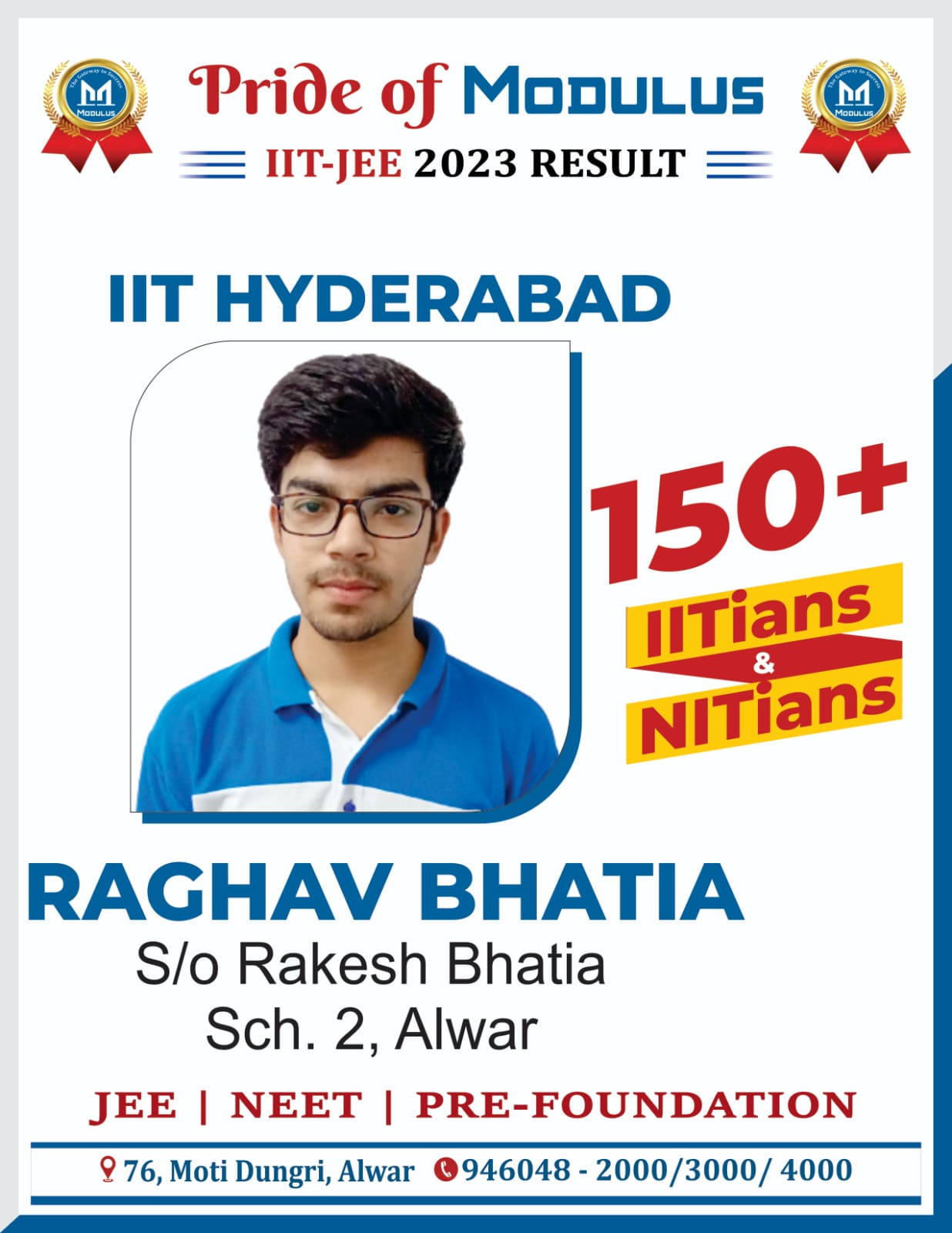🎉 Pride of MODULUS 🎉 🌟... - Modulus IIT NEET Academy