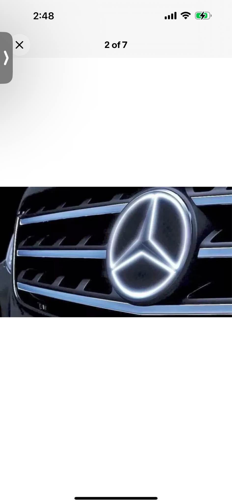 Genuine Mercedes-Benz Front Bumper Star Emblem – Fits SLK, CLA, S, GLA, A, SLC & More (Flip Flop Style)