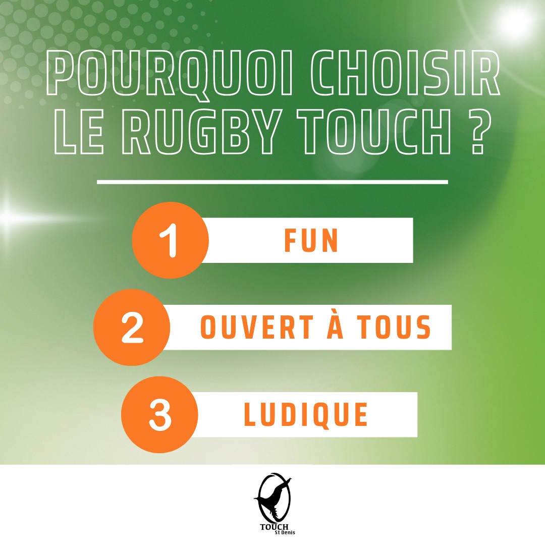 🤔 POURQUOI LE RUGBY TOUCH ? 🤔... - Rugby Touch Saint-Denis