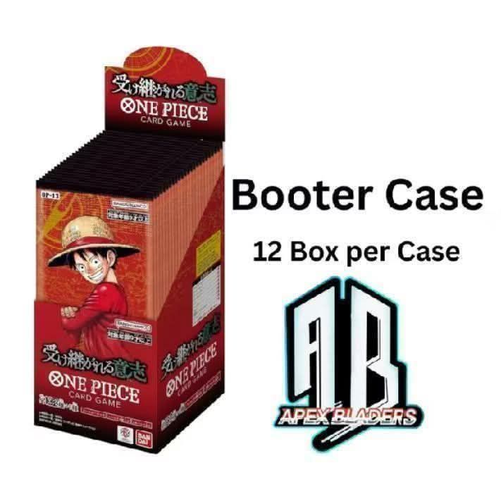op08 booster box case One Piece Protector for OP-01 to OP-16 (01-02 Reprint) Display The red Acrylic Case Suitable for One