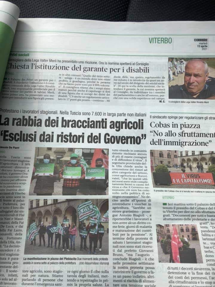 Valter Rinaldo Merli Consigliere Comunale Lega Comune di Viterbo